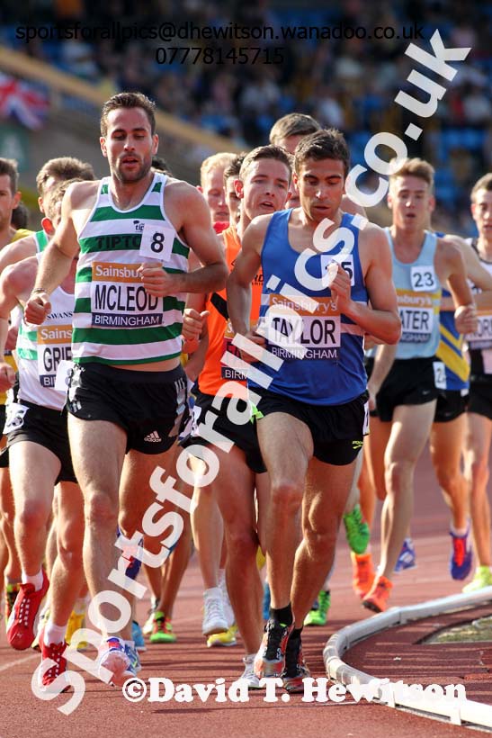 Mens 5000 metres, Sainsbury's British Champs, Alexander Stadium, Birmingham. Photo: David T. Hewitson/Sprts for All Pics